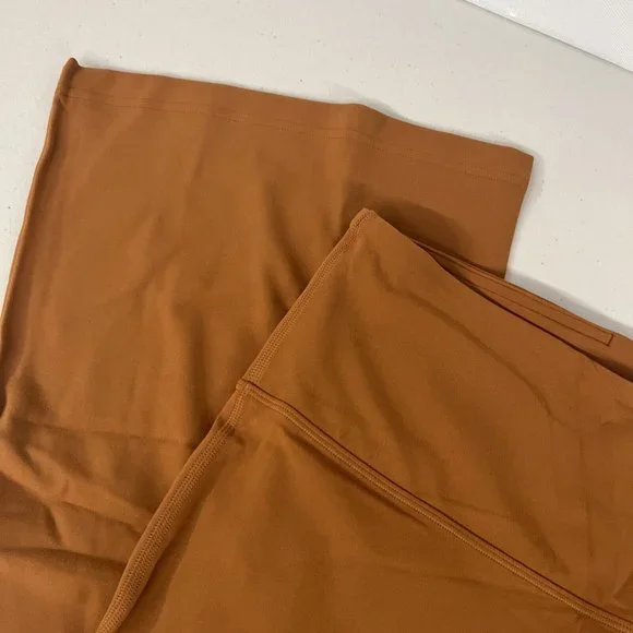 Lululemon Groove Super-High-Rise Flared Pant Nulu Butternut Brown PSL Pumpkin - Picture 8 of 12